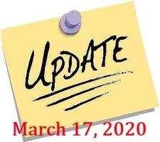 Coronavirus (COVID 19) March 17, 2020 Update