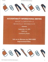 Accountability Meeting for ES-IS
