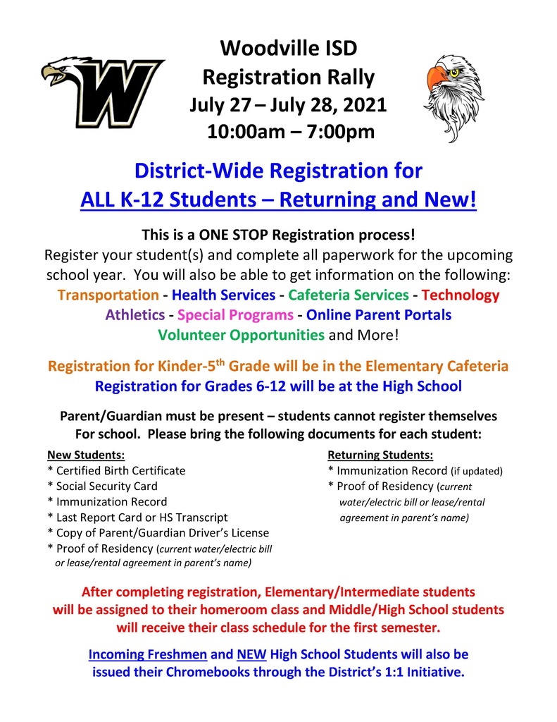 District-Wide Registration Rally