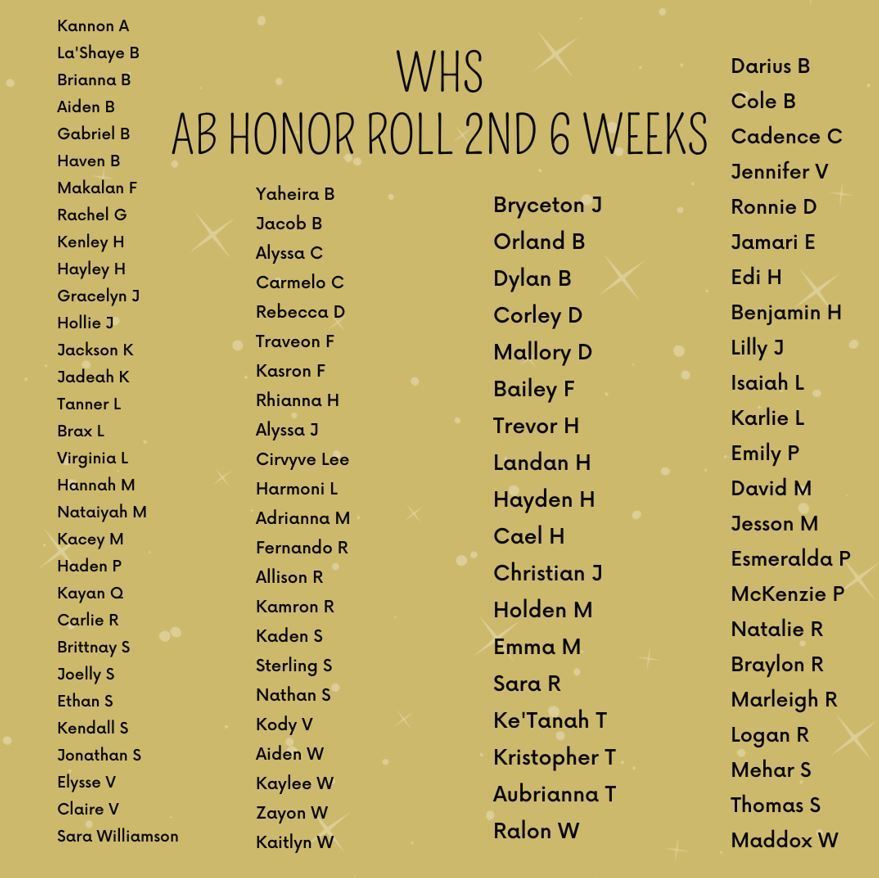 AB Honor Roll