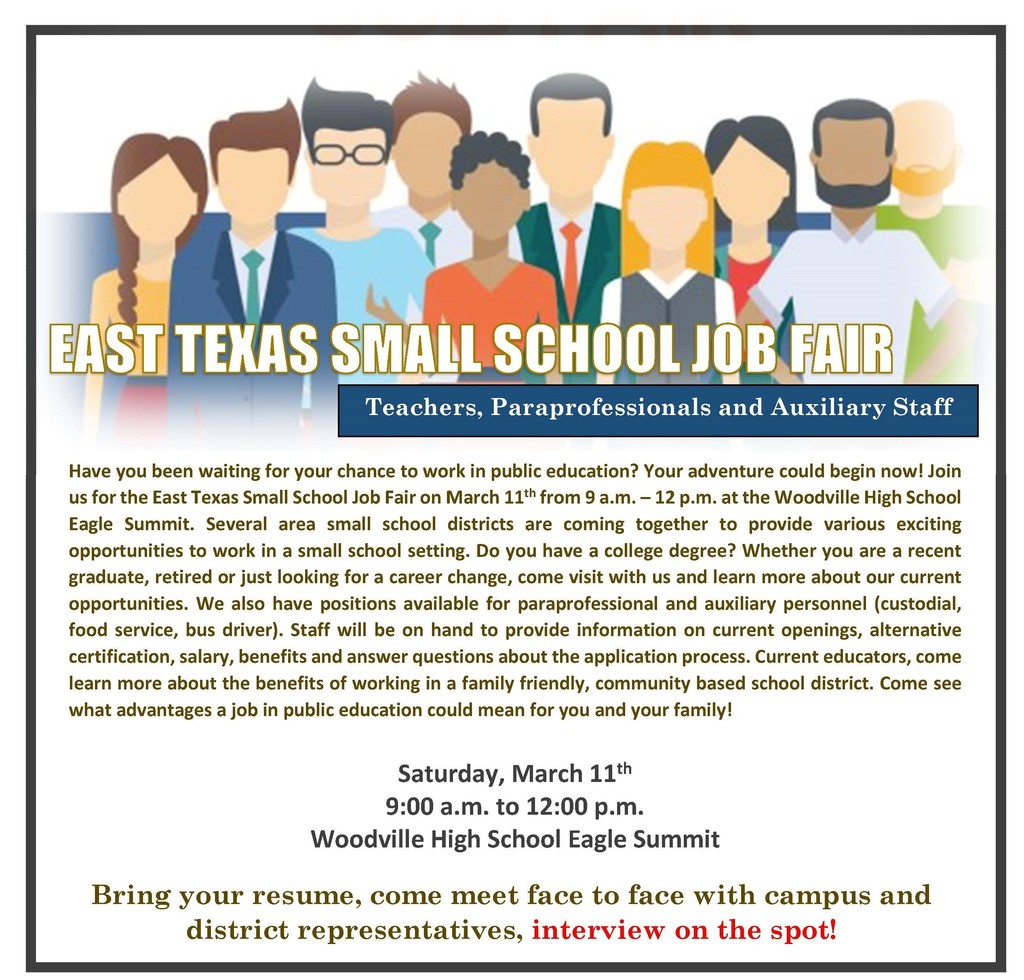 East Texas Small School Job Fair